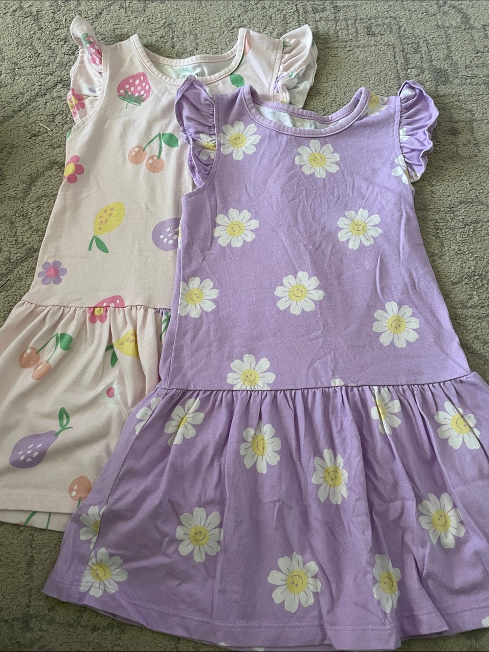 Set of 2 Flutter Sleeve Casual Dress